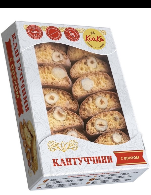 №3 Кей Ко Кантуччини с орехом, 200г    в Великом Новгороде