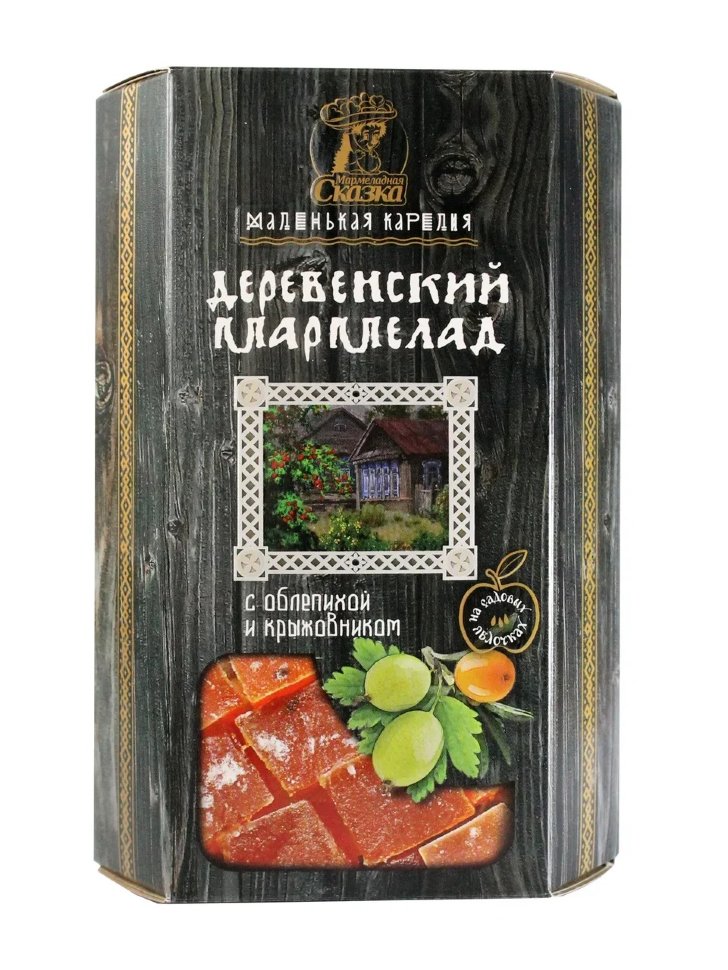  Мармелад деревенский "С крыжовником и облепихой" 300г в Великом Новгороде